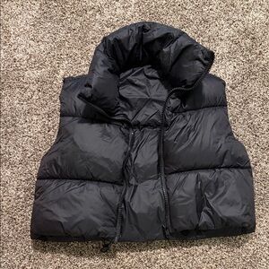 Black Puffer Vest